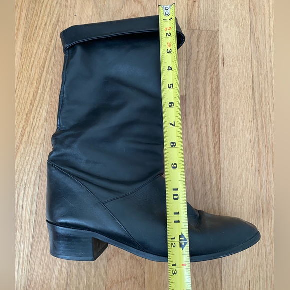 Vintage Mister Shoes leather slouchy pirate 80’s prince boots womens 9 HALLOWEEN - Picture 15 of 15